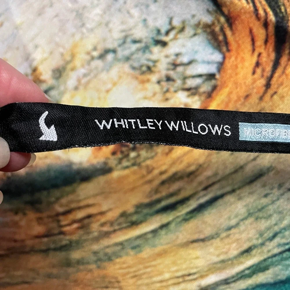Whitley Willows Ocean Wave Beach Towel 35x70 Lightweight Microfiber Quick Dry